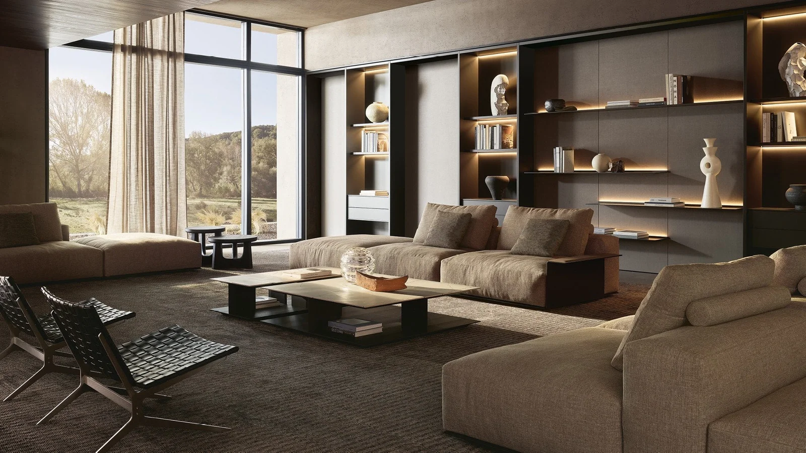 Poliform WALL SYSTEM + SURFACE + CODE 7